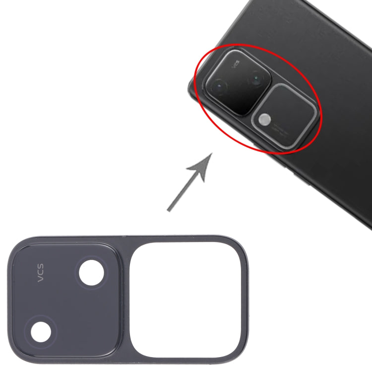 For vivo S18 5G Original Rear Camera Lens Cover (Black) - free shipping - PMc TechLife - Order now!