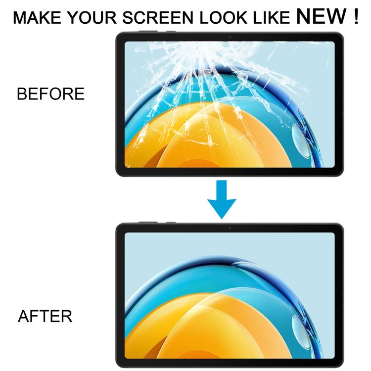 For Huawei MatePad SE 10.4 AGS5-W09 Front Screen Outer Glass Lens (Black) - Outer Glass Lens by PMc TechLife | Online Shopping South Africa | PMc TechLife | Buy Now Pay Later Mobicred