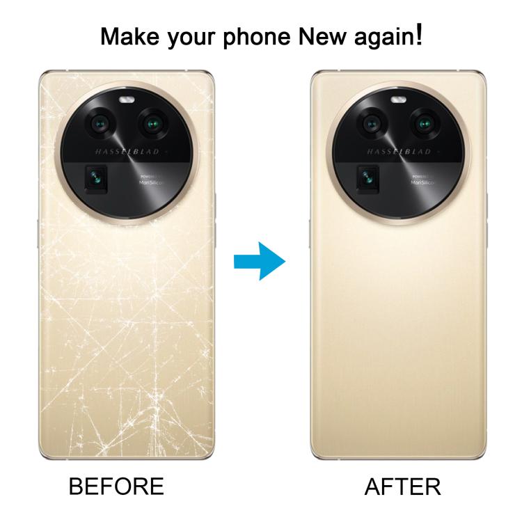 For OPPO Find X6 OEM Battery Back Cover(Gold)