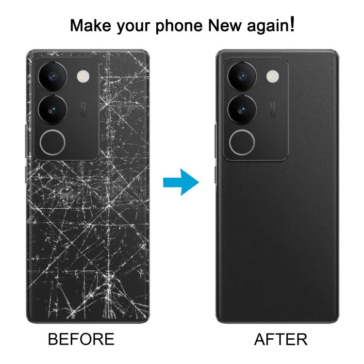 For vivo S17 OEM Battery Back Cover(Black) - Back Cover by PMc TechLife | Online Shopping South Africa | PMc TechLife | Buy Now Pay Later Mobicred