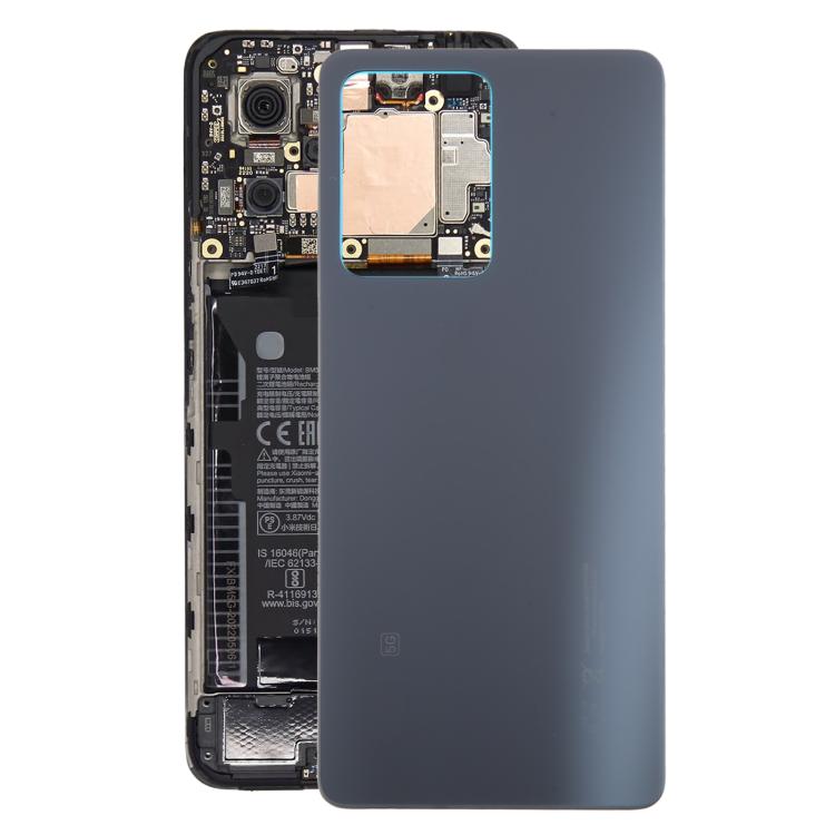 For Xiaomi Redmi Note 12 Pro 5G OEM Battery Back Cover(Black) - Back Cover by PMc TechLife | Online Shopping South Africa | PMc TechLife | Buy Now Pay Later Mobicred