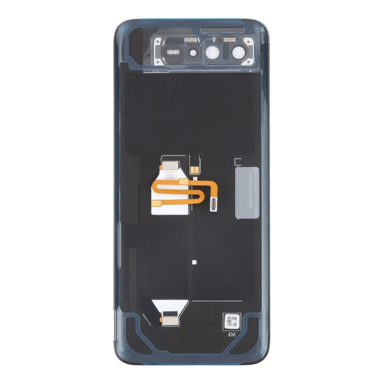 For Asus ROG Phone 6 AI2201-C AI2201-F Glass Battery Back Cover with NFC/Light Cable(Black Red) - Back Cover by PMC TechLife | Online Shopping South Africa | PMC TechLife | Buy Now Pay Later Mobicred