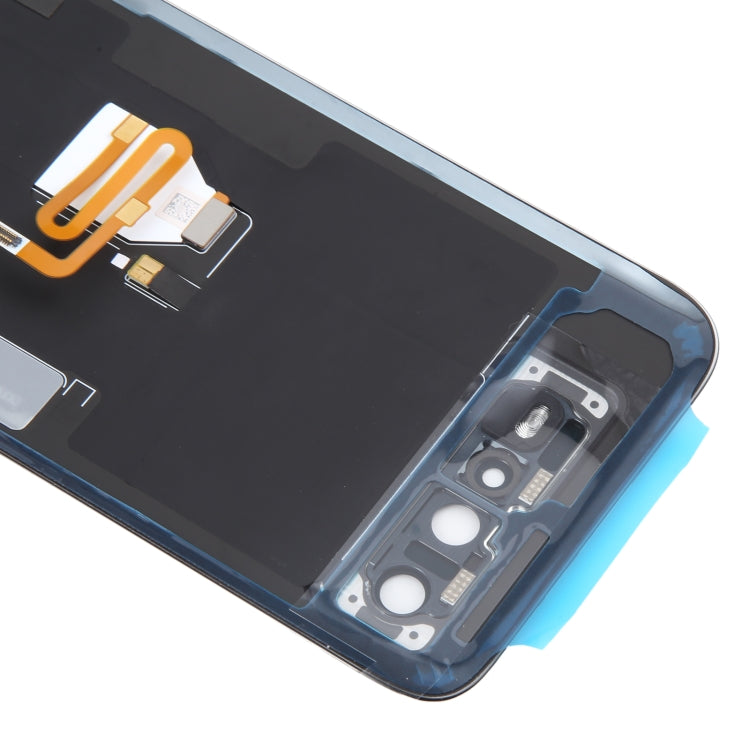 For Asus ROG Phone 6 AI2201-C AI2201-F Glass Battery Back Cover with NFC/Light Cable(Black Red) - Back Cover by PMC TechLife | Online Shopping South Africa | PMC TechLife | Buy Now Pay Later Mobicred
