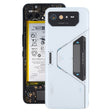 For Asus ROG Phone 6 Pro AI2201-D Glass Battery Back Cover with NFC/LCD(White) - Back Cover by PMC TechLife | Online Shopping South Africa | PMC TechLife | Buy Now Pay Later Mobicred