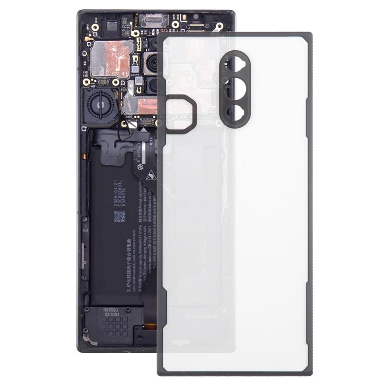 For ZTE nubia Red Magic 8S Pro NX729J Glass Battery Back Cover (Transparent) - For ZTE by PMC TechLife | Online Shopping South Africa | PMC TechLife | Buy Now Pay Later Mobicred