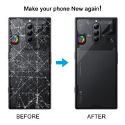 For ZTE nubia Red Magic 8S Pro NX729J Glass Battery Back Cover (Transparent)