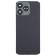 For ZTE Axon 50 Lite 8050 Glass Battery Back Cover with Middle Frame / Camera Lens Cover(Black)