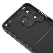 For ZTE Axon 50 Lite 8050 Glass Battery Back Cover with Middle Frame / Camera Lens Cover(Black)