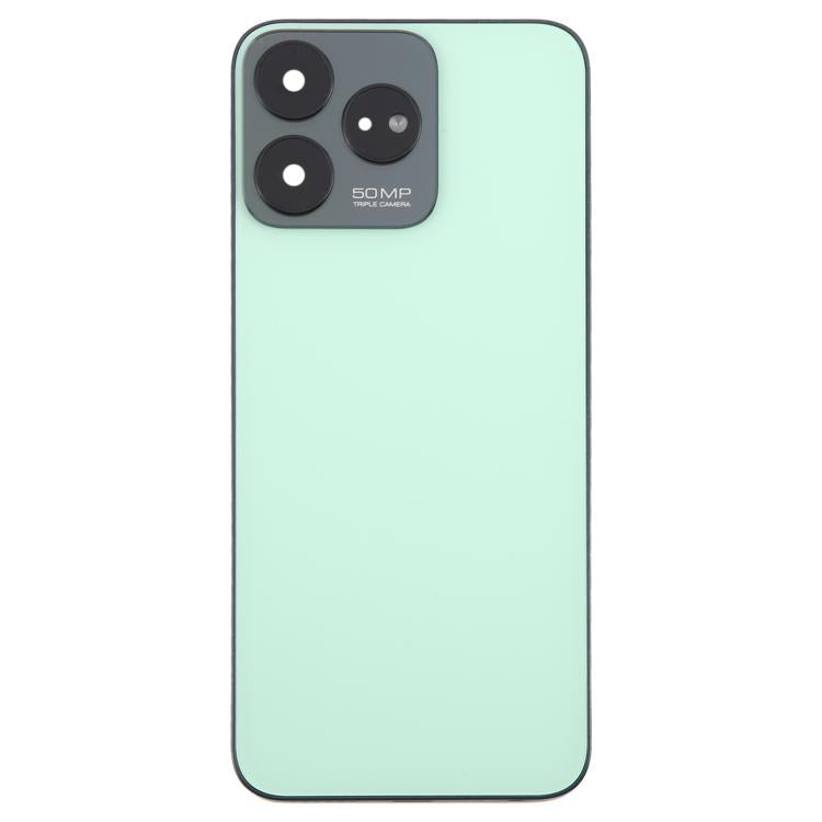 For ZTE Axon 50 Lite 8050 Glass Battery Back Cover with Middle Frame / Camera Lens Cover(Green) - For ZTE by PMC TechLife | Online Shopping South Africa | PMC TechLife | Buy Now Pay Later Mobicred