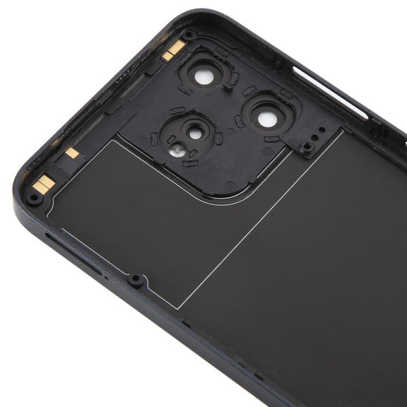 For ZTE Axon 50 Lite 8050 Glass Battery Back Cover with Middle Frame / Camera Lens Cover(Purple)