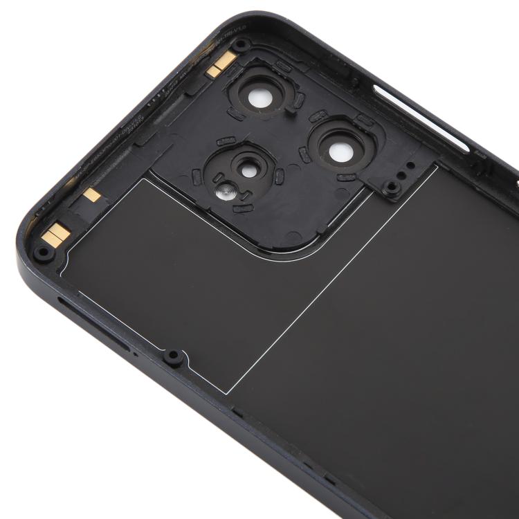 For ZTE Axon 50 Lite 8050 Glass Battery Back Cover with Middle Frame / Camera Lens Cover(Purple)