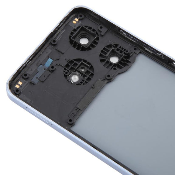 For ZTE Axon 60 Lite Z2356 Glass Battery Back Cover with Middle Frame / Camera Lens Cover(Purple)