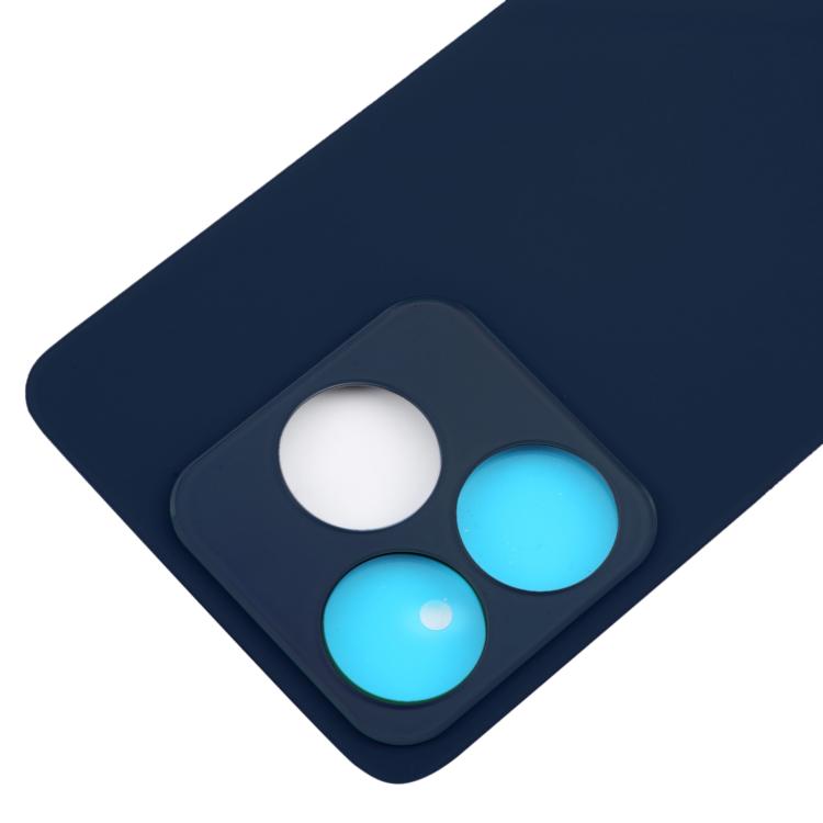 For ZTE Axon 60 Lite Glass Battery Back Cover with Adhesive(Blue) - For ZTE by PMC TechLife | Online Shopping South Africa | PMC TechLife | Buy Now Pay Later Mobicred