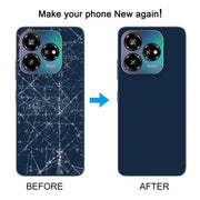 For ZTE Axon 60 Lite Glass Battery Back Cover with Adhesive(Gold)