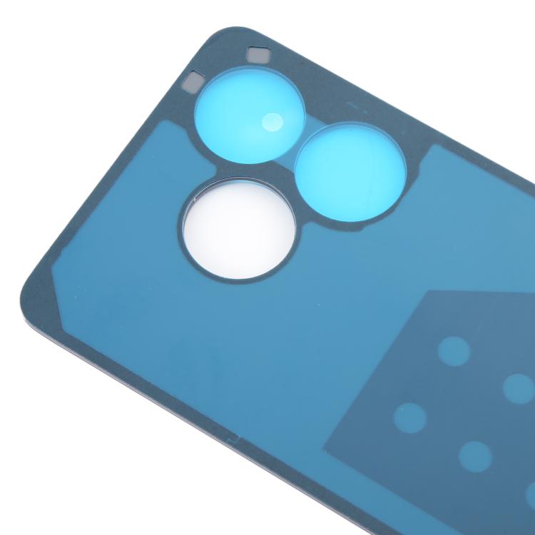 For ZTE Blade V60 Design Z2350 Glass Battery Back Cover with Adhesive(Blue) - For ZTE by PMC TechLife | Online Shopping South Africa | PMC TechLife | Buy Now Pay Later Mobicred