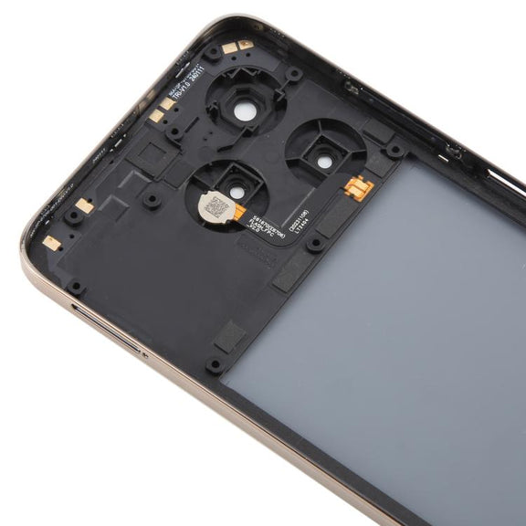 For ZTE Axon 60 / V60 Z2356 Glass Battery Back Cover with Middle Frame / Camera Lens Cover(Gold)