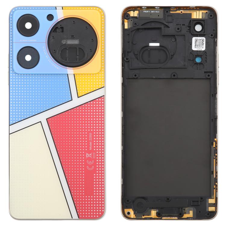 For ZTE nubia Music Z2353 Glass Battery Back Cover with Middle Frame / Camera Lens Cover(Multicolour) - For ZTE by PMC TechLife | Online Shopping South Africa | PMC TechLife | Buy Now Pay Later Mobicred