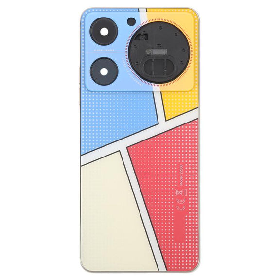 For ZTE nubia Music Z2353 Glass Battery Back Cover with Middle Frame / Camera Lens Cover(Multicolour)