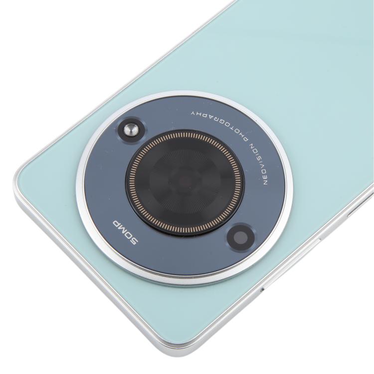 For ZTE Blade A75 5G Z2357N / Blade V60 Smart Glass Battery Back Cover with Middle Frame / Camera Lens Cover(Green)