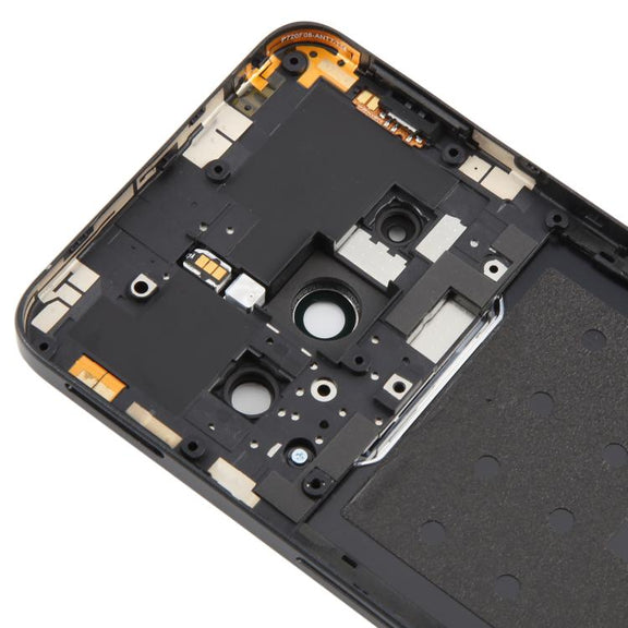 For ZTE nubia Focus Pro Z2351N Glass Battery Back Cover with Middle Frame / Camera Lens Cover(Black)