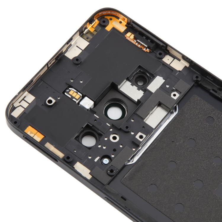 For ZTE nubia Focus Pro Z2351N Glass Battery Back Cover with Middle Frame / Camera Lens Cover(Black)