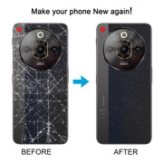 For ZTE nubia Focus Pro Z2351N Glass Battery Back Cover with Middle Frame / Camera Lens Cover(Black)