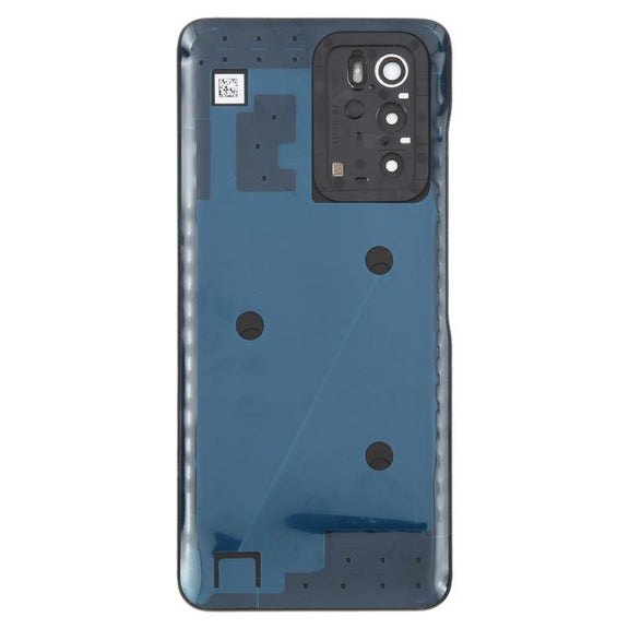 For ZTE Blade V40 Battery Back Cover with Adhesive / Camera Lens Cover(Black)