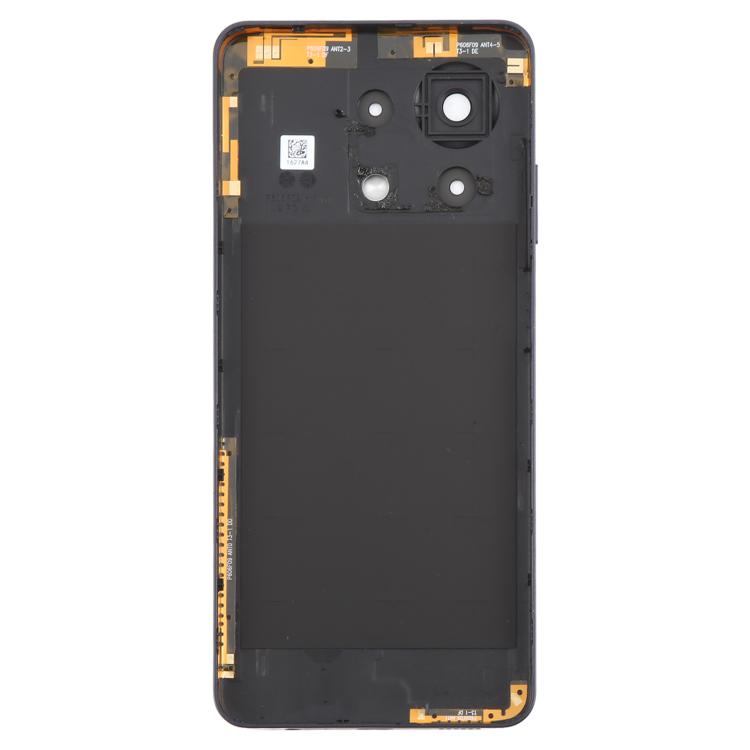 For ZTE Blade V50 Vita Battery Back Cover with Camera Lens Cover(Black) - For ZTE by PMC TechLife | Online Shopping South Africa | PMC TechLife | Buy Now Pay Later Mobicred