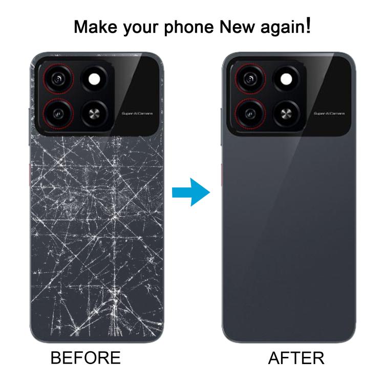 For ZTE Blade A35 Z2453 Battery Back Cover with Middle Frame / Camera Lens Cover(Green) - For ZTE by PMC TechLife | Online Shopping South Africa | PMC TechLife | Buy Now Pay Later Mobicred