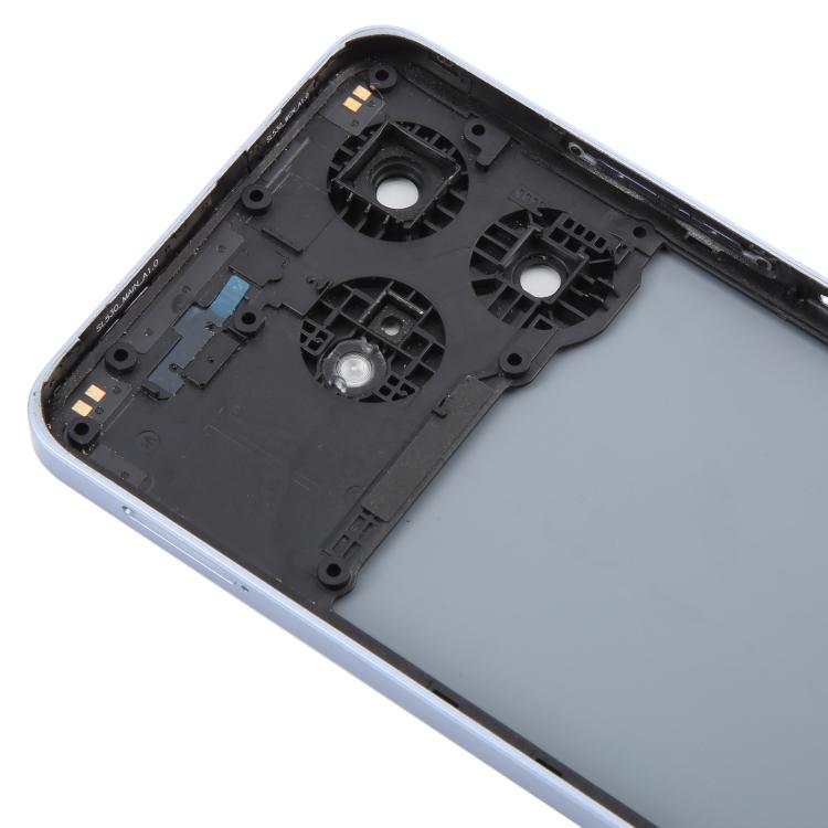 For ZTE Blade V60 Design Z2350 Glass Battery Back Cover with Middle Frame / Camera Lens Cover(Blue)