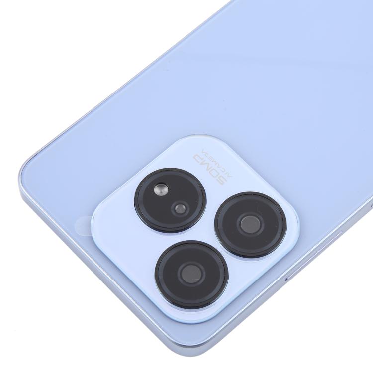 For ZTE Blade V60 Design Z2350 Glass Battery Back Cover with Middle Frame / Camera Lens Cover(Blue) - For ZTE by PMC TechLife | Online Shopping South Africa | PMC TechLife | Buy Now Pay Later Mobicred