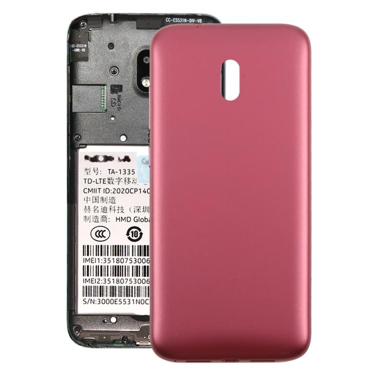 For Nokia C1 Plus Original Battery Back Cover(Red) - Back Cover by PMC TechLife | Online Shopping South Africa | PMC TechLife | Buy Now Pay Later Mobicred