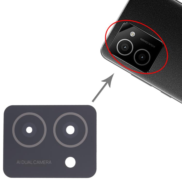For HMD Vibe Original Back Camera Lens (Black) - Others by PMc TechLife | Online Shopping South Africa | PMc TechLife | Buy Now Pay Later Mobicred