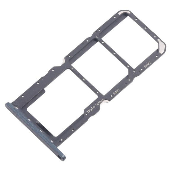For Nokia G21 Original SIM Card Tray + SIM Card Tray + Micro SD Card Tray (Black)
