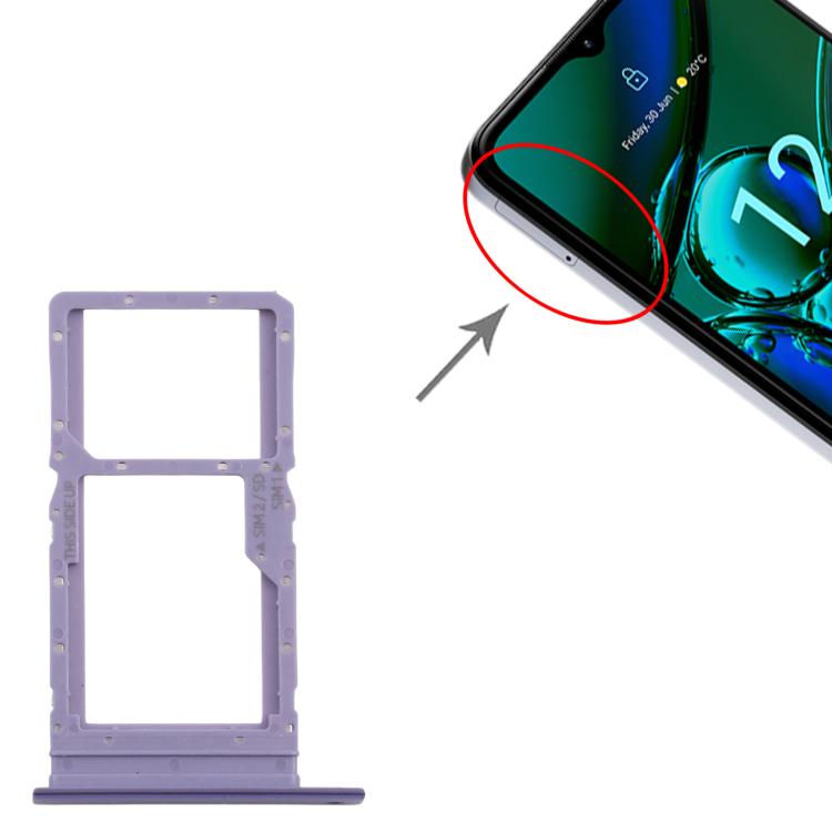 For Nokia G42 Original SIM Card Tray + SIM Card Tray / Micro SD Card Tray (Purple) - Card Tray by PMc TechLife | Online Shopping South Africa | PMc TechLife | Buy Now Pay Later Mobicred