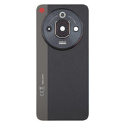 For ZTE nubia Focus Pro Z2351N Glass Battery Back Cover with Adhesive / Camera Lens Cover(Black)