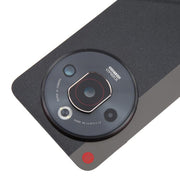 For ZTE nubia Focus Pro Z2351N Glass Battery Back Cover with Adhesive / Camera Lens Cover(Black)
