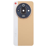 For ZTE nubia Focus Pro Z2351N Leather Battery Back Cover with Adhesive / Camera Lens Cover(Gold)