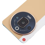 For ZTE nubia Focus Pro Z2351N Leather Battery Back Cover with Adhesive / Camera Lens Cover(Gold)