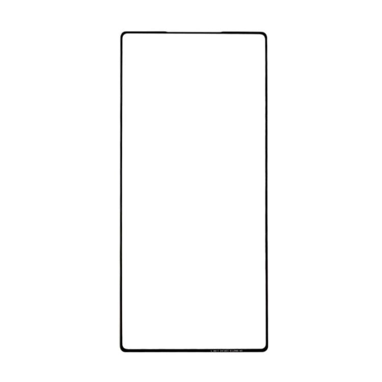 For ZTE Nubia Z70 Ultra NX733J NX736J Front Screen Outer Glass Lens with OCA Optically Clear Adhesive (Black)