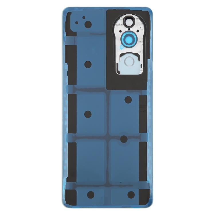 For vivo V40 Battery Back Cover with Camera Lens Cover(Blue) - Back Cover by PMC TechLife | Online Shopping South Africa | PMC TechLife | Buy Now Pay Later Mobicred
