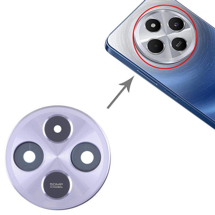 For Xiaomi Redmi 14C 5G Original Rear Camera Lens Cover (Purple) - Camera by PMc TechLife | Online Shopping South Africa | PMc TechLife | Buy Now Pay Later Mobicred