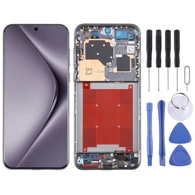 For Huawei Pura 70 Pro Original LCD Screen Digitizer Full Assembly with Frame (Black)