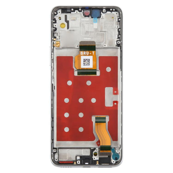 For Honor X60 Original LCD Screen Digitizer Full Assembly with Frame (Silver)
