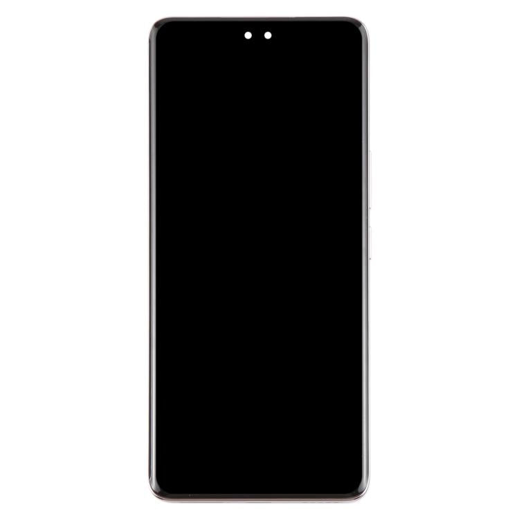 For Honor 200 Pro Original LCD Screen Digitizer Full Assembly with Frame (Silver)