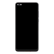 For Huawei P40 TFT LCD Screen Digitizer Full Assembly with Frame, Not Supporting Fingerprint Identification (Black)