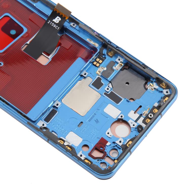 For Huawei P40 TFT LCD Screen Digitizer Full Assembly with Frame, Not Supporting Fingerprint Identification (Blue)