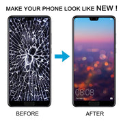 For Huawei P20 Pro TFT LCD Screen Digitizer Full Assembly with Frame, Not Supporting Fingerprint Identification (Black)