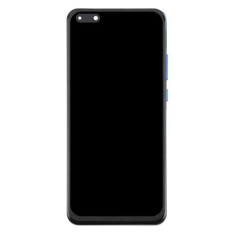 For Huawei P40 Pro TFT LCD Screen Digitizer Full Assembly with Frame, Not Supporting Fingerprint Identification (Blue)