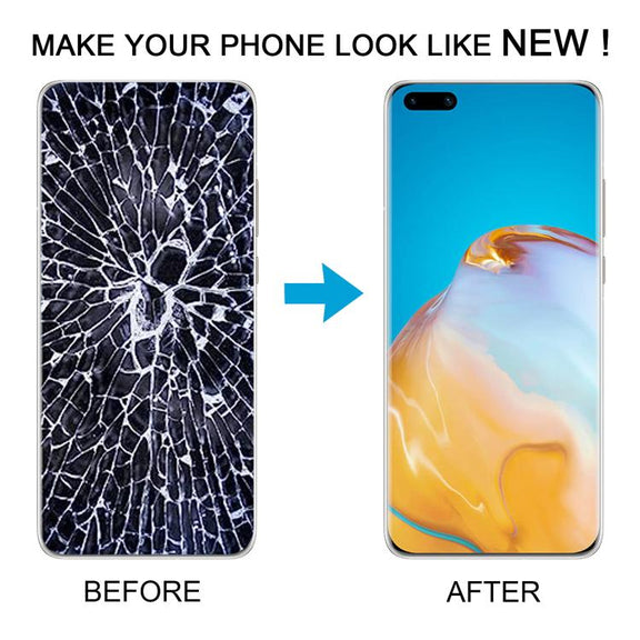 For Huawei P40 Pro TFT LCD Screen Digitizer Full Assembly with Frame, Not Supporting Fingerprint Identification (Blue)